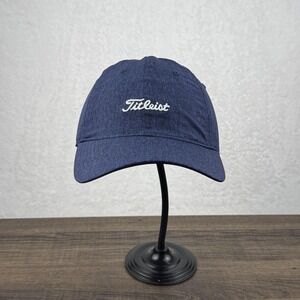 Titleist Golf Hat Cap Strap Back Blue Mens One Size Golf Lightweight‎ Quick Dry